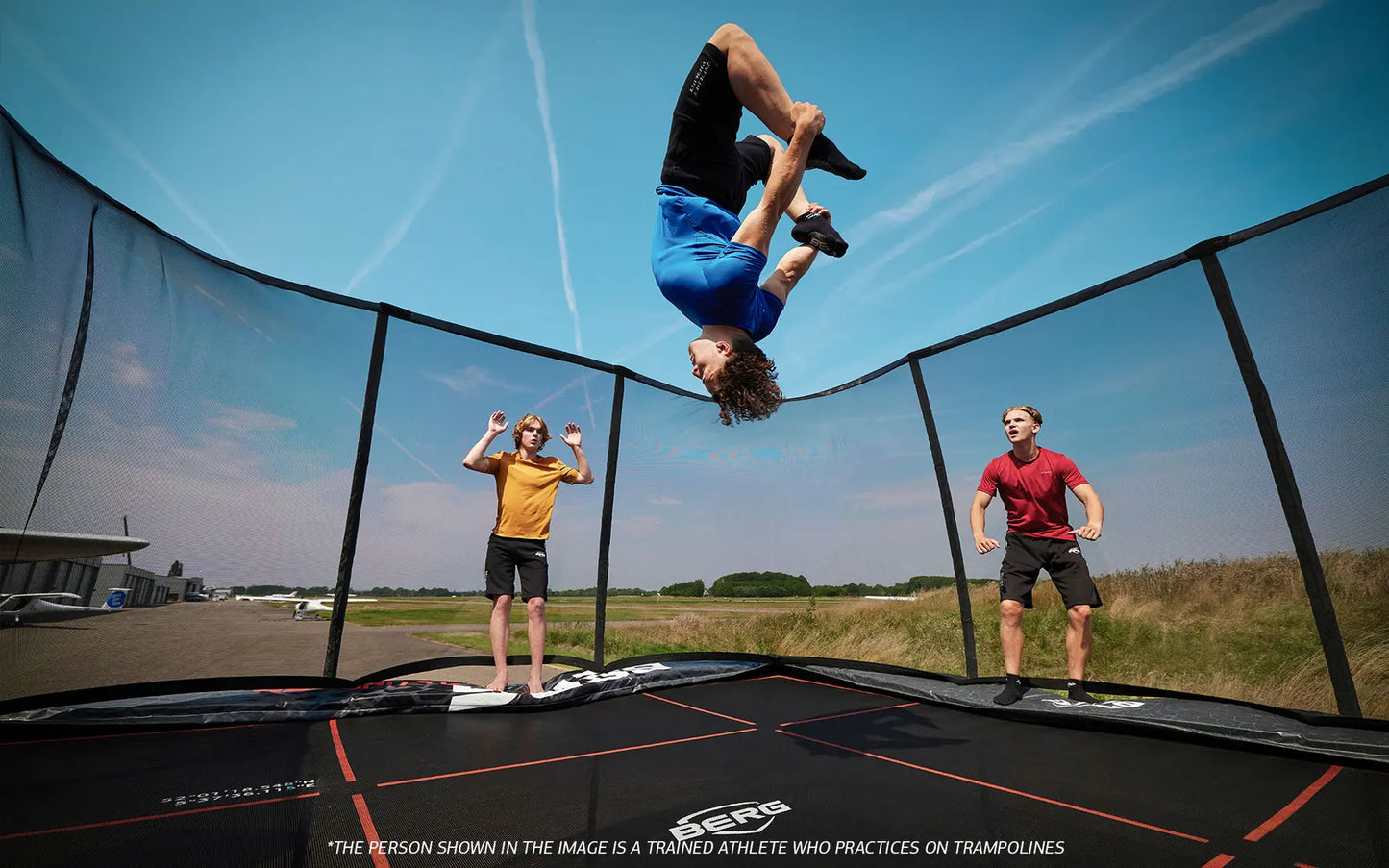 BERG SPORTS Ultim Pro Bouncer Regular 5x5 + Safety Net XL