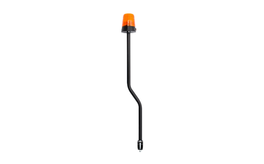 BERG Flashing light orange on pole