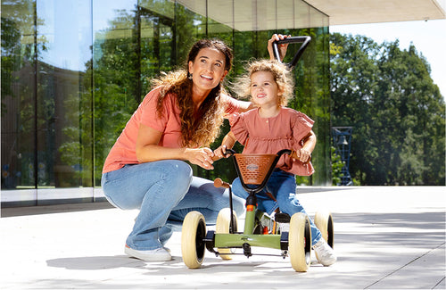 BERG XL pedal go-kart lineup