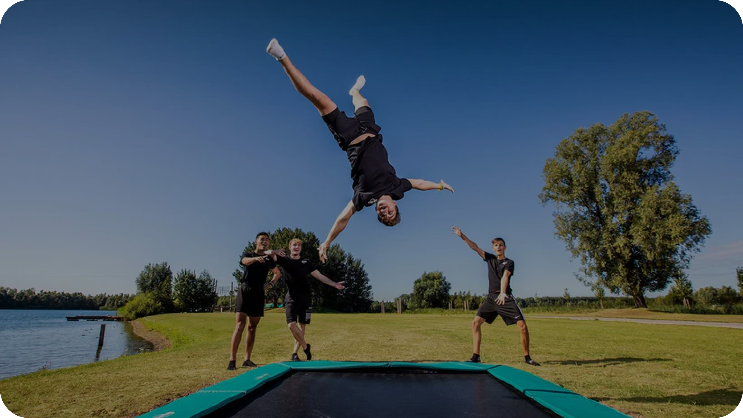 Jump power in ground trampoline deals